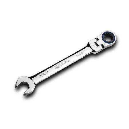 CAPRI TOOLS 100-Tooth 13 mm Flex-Head Ratcheting Combination Wrench 11545